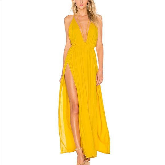 Revival Maxi Dress in Sun - Picture 3 of 6